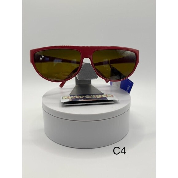 NWT Vintage Cebe Basic Sport Sunglasses | Model 949 | Dark Pink with Mirror - Picture 3 of 10